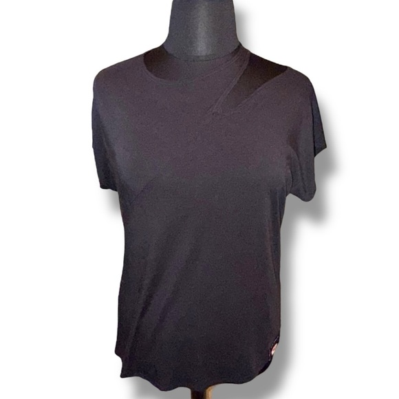 KIYA TOMLIN Black Kansas City Chiefs Cut Out Tri-Blend Shirt - XXL Black - Picture 3 of 15